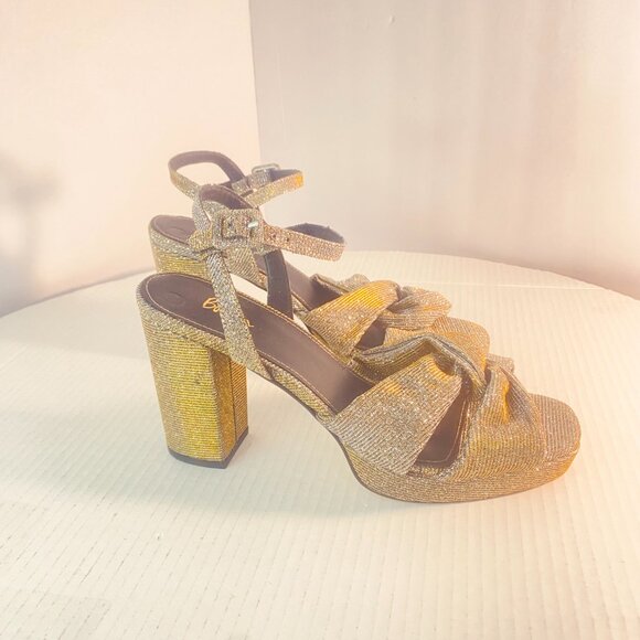 Glittery Boden Platform Sandals – Made in Spain – Size EU 41 / US Women’s 9.5–10 - Picture 8 of 17